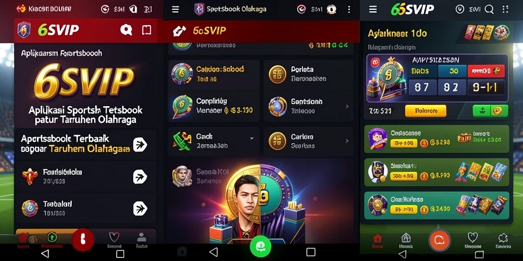 Screenshot utama 6SVIP menampilkan tampilan taruhan olahraga yang menarik.
