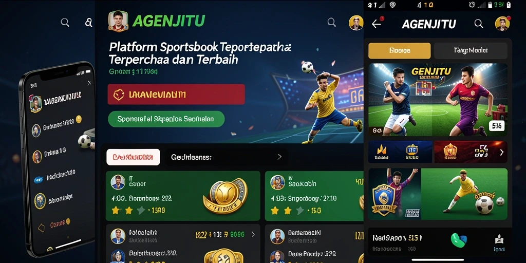 Tampilan antarmuka aplikasi AGENJITU yang menarik dan informatif.