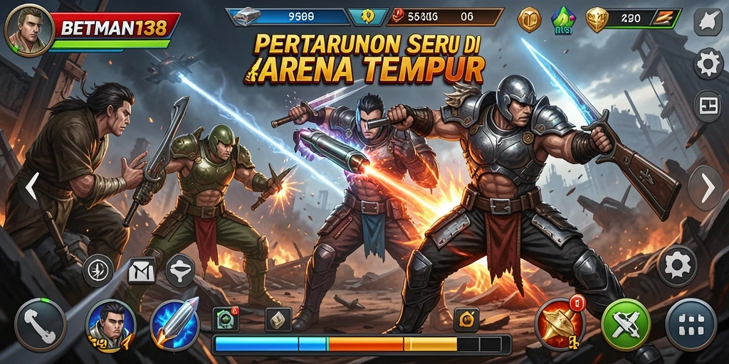 Screenshot dari BETMAN138 menampilkan aksi pertarungan yang mendebarkan.