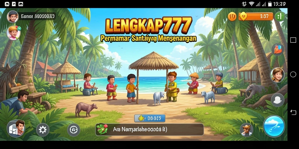 Tangkapan layar gameplay LENGKAP777 yang menyenangkan dan penuh warna.