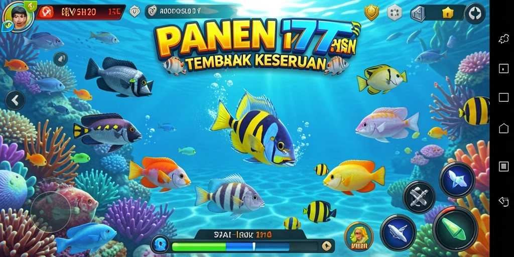 Tampilan menawan dari gameplay Tembak Ikan di PANEN77.