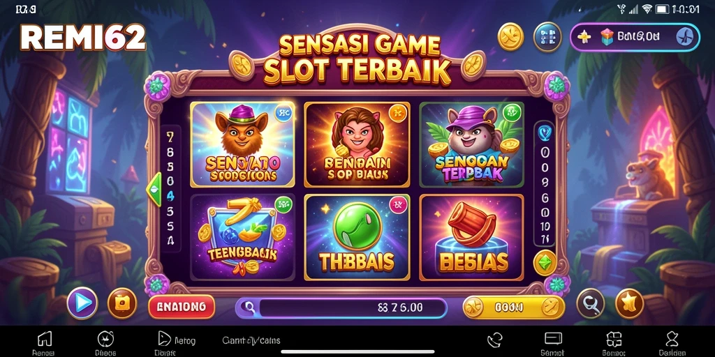 Tampilan gameplay menarik dari game Slot REMI62.