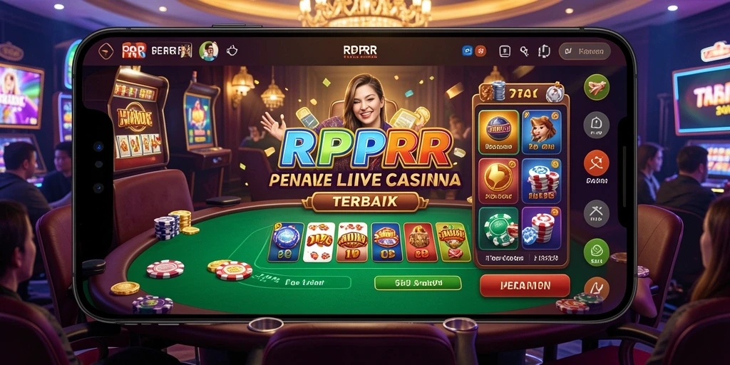Tampilan gameplay menarik dari RPRR Live Casino.