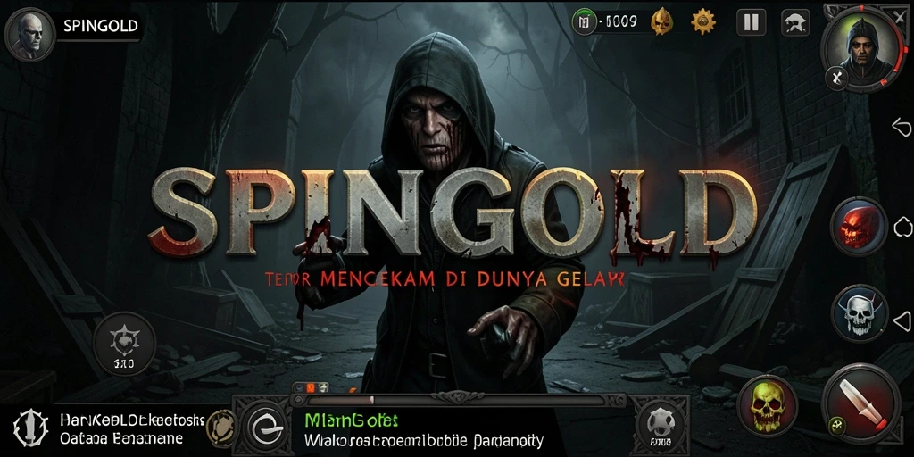 Gameplay SPINGOLD yang mencekam dengan elemen Horror.