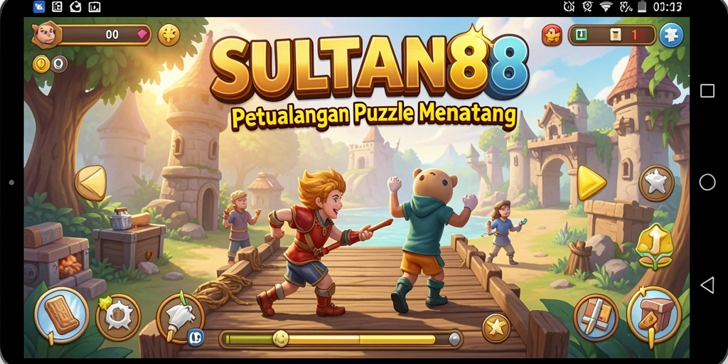 Screenshot gameplay puzzle SULTAN88 yang menantang dan mengasyikkan.