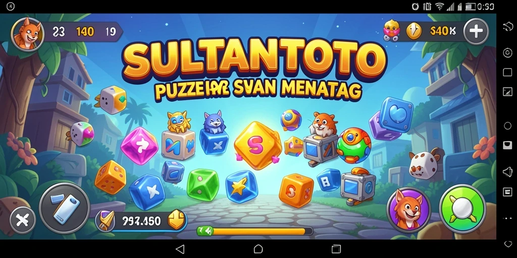 Screenshot SULTANTOTO menampilkan pengalaman gameplay Puzzle yang mendebarkan.