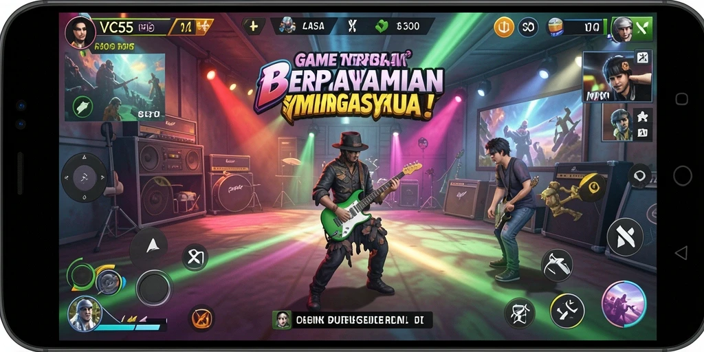 Tampilan gameplay VC55 yang menakjubkan dan interaktif.