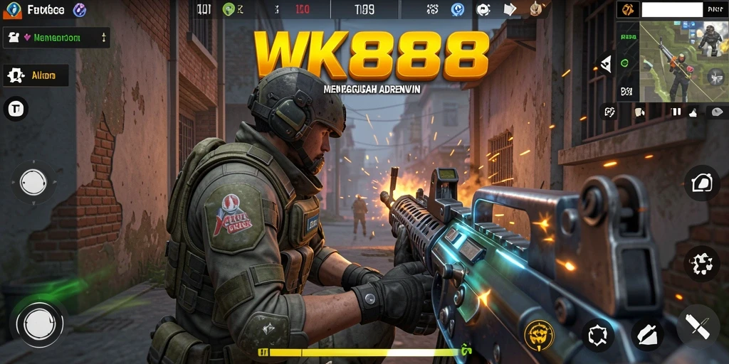 Tampilan gameplay menegangkan dan seru di <strong>WK888</strong>.